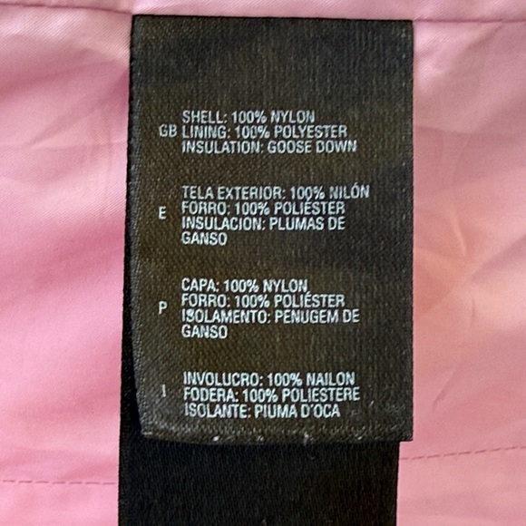 The North Face 550 Pink Puffer Jacket with feather down Girls XL WOMENS XS - Picture 13 of 17